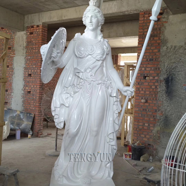 Large Size Ancient Greek Statue Fiberglass Athena Statue (14)