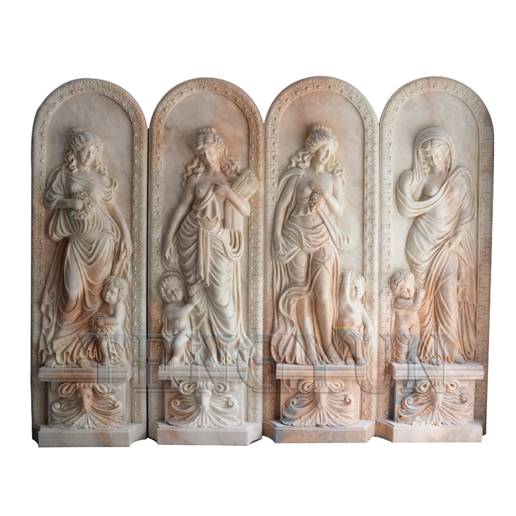 Large Stone Relief Marble Wall Relief With Figure Carvings (12)