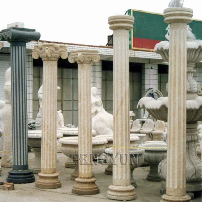Large size outdoor marble pillars (17)