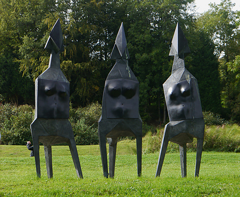 Lynn Chadwick sculpture abstract figure statues (3)