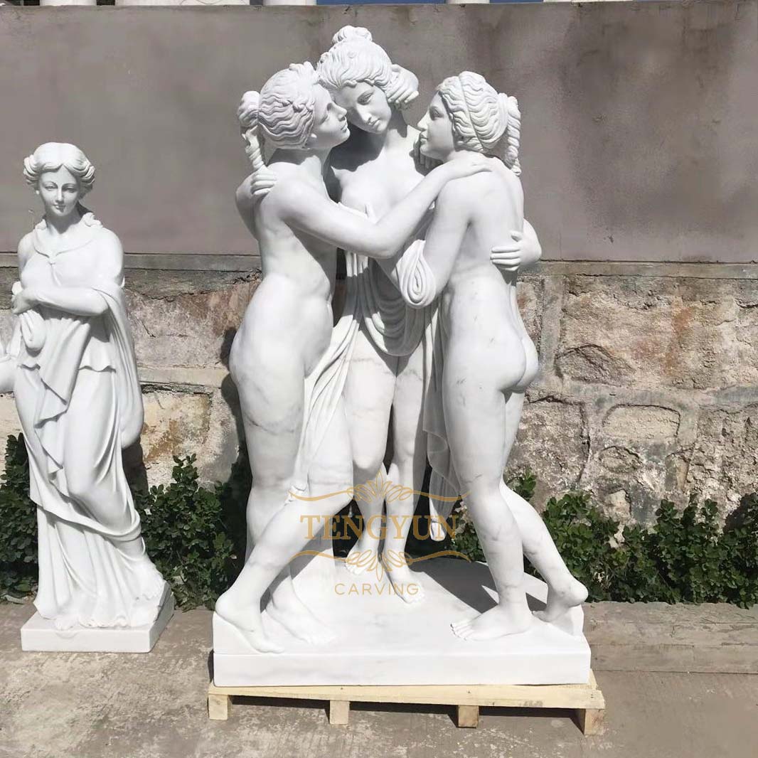 Natural-Marble-Sculptures-Hand-Carved-The-Three-Graces-Statue-SY-MS115-