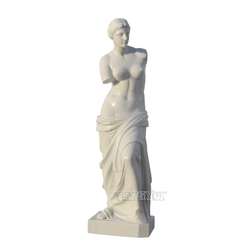 Natural White Marble Custom Venus De Milos Statue Famous Roman Mythological Figure Sculpture (5)