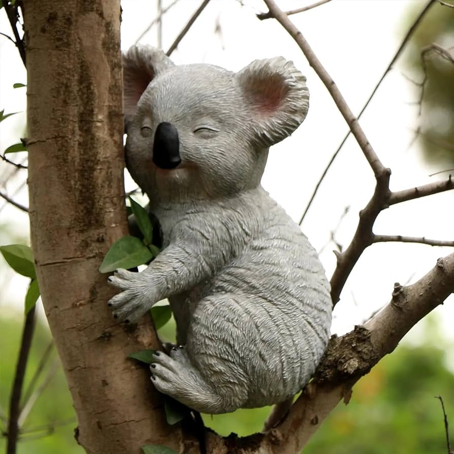 Resin-Koala-Bear-Garden-Statue-Swing-Figurine-Decor-Animal-Hanging-Sculpture-Landscape-Ornaments (6)
