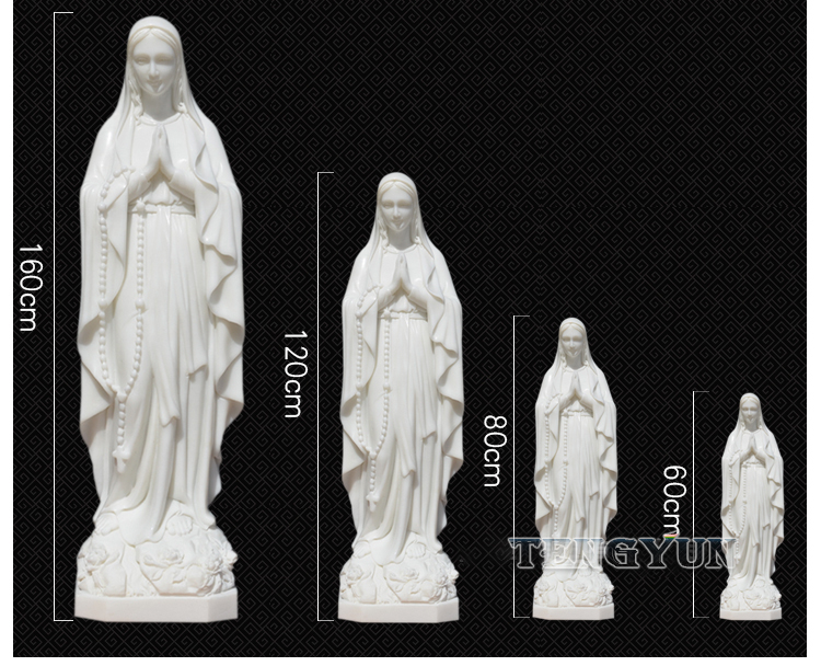 Small size marble Virgin Mary statue (6)