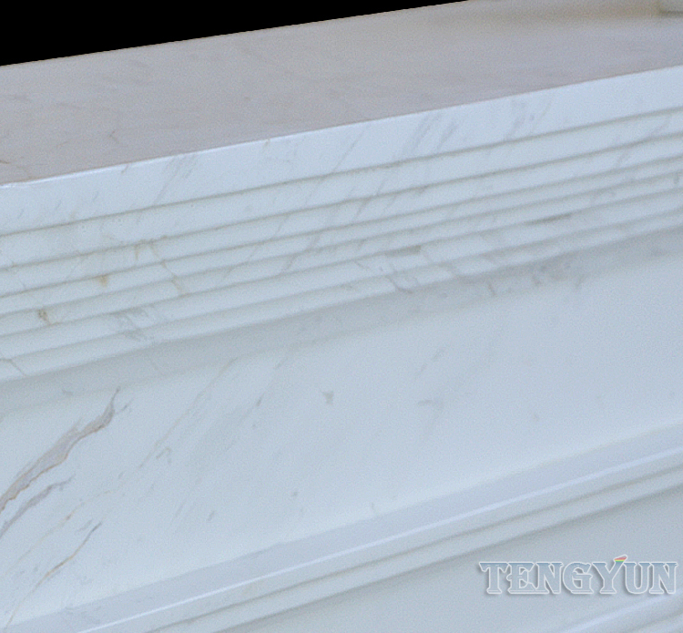 Tengyun Carving-Natural marble carved marble fireplace (5)