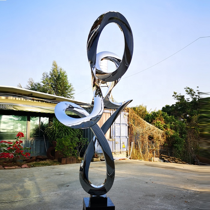 Tengyun Carving stainless steel asbstract sculpture (2)