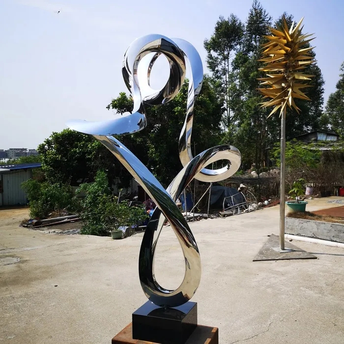 Tengyun Carving stainless steel asbstract sculpture (5)