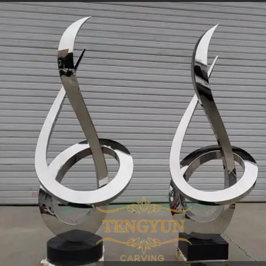 Tengyun Carving stainless steel asbstract sculptures (2)