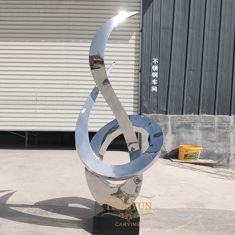 Tengyun Carving stainless steel asbstract sculptures (3)