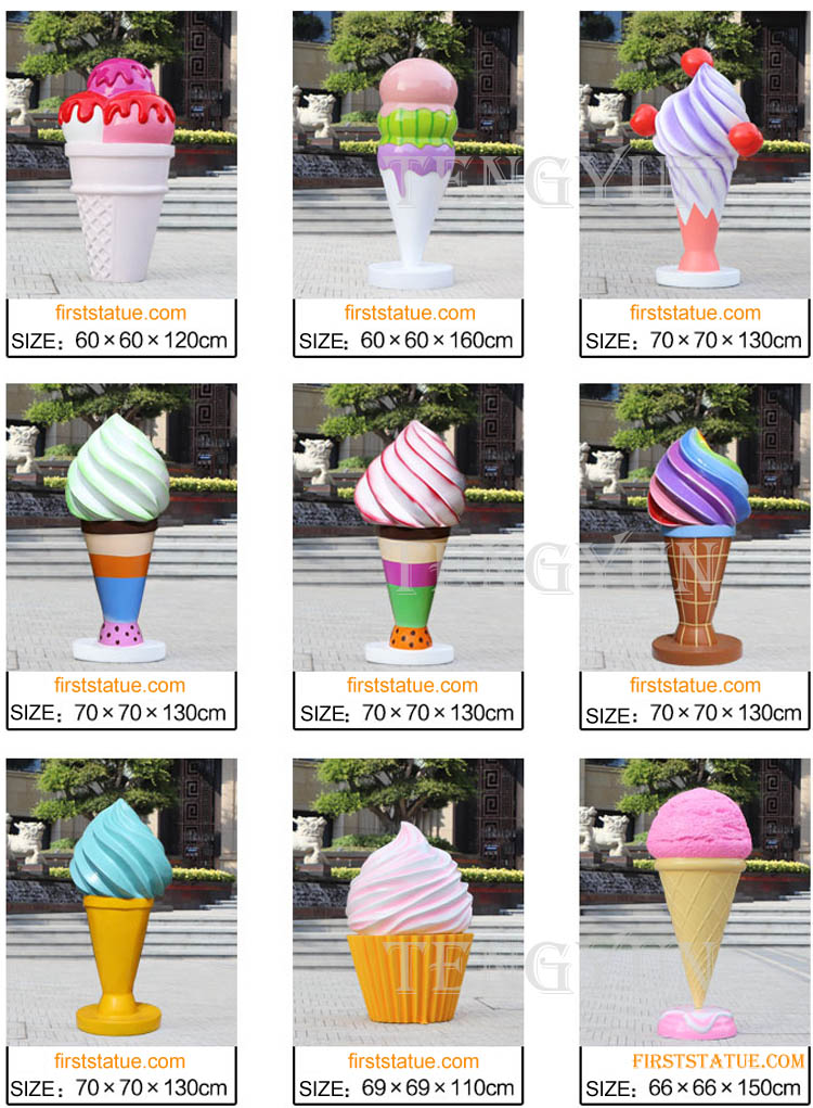 Tengyun fiberglass ice cream sculptures (2)