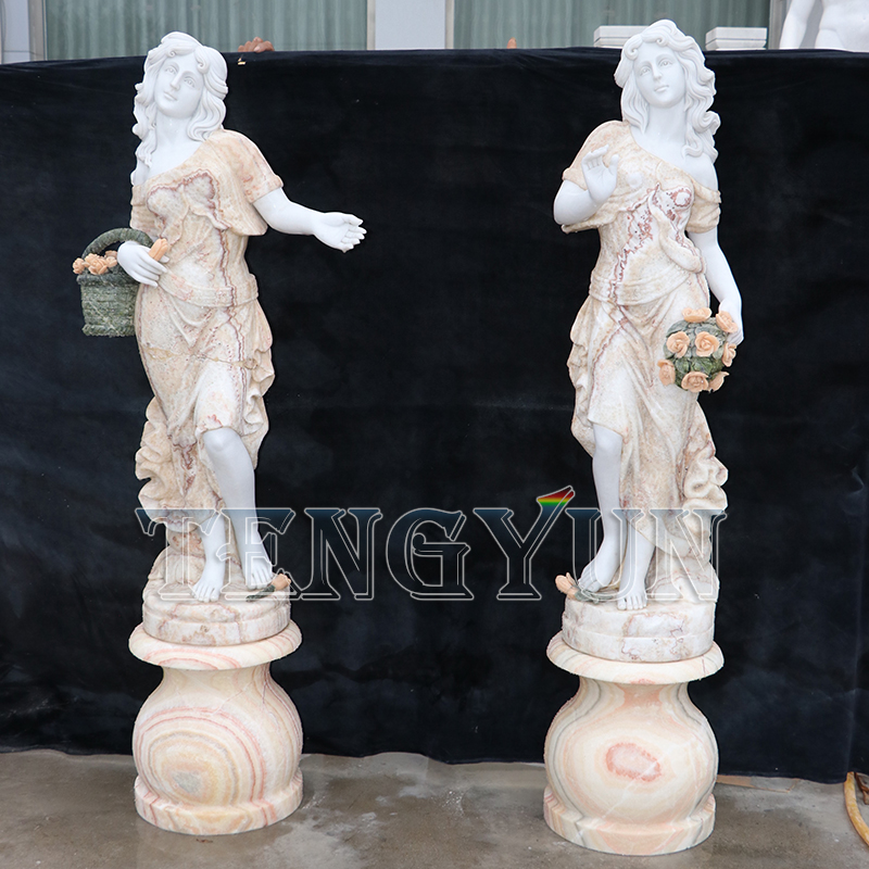 Tengyun marble lady statues