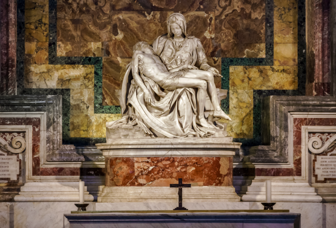 The Pieta sculpture