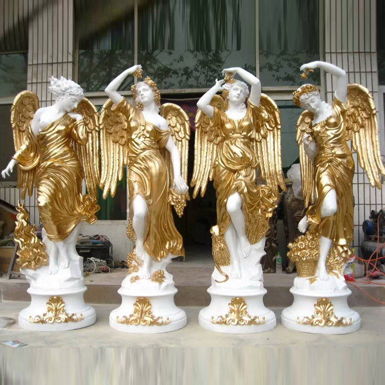 Wholesale fiberglass garden sculpture statue fiberglass four season goddess statues (5)