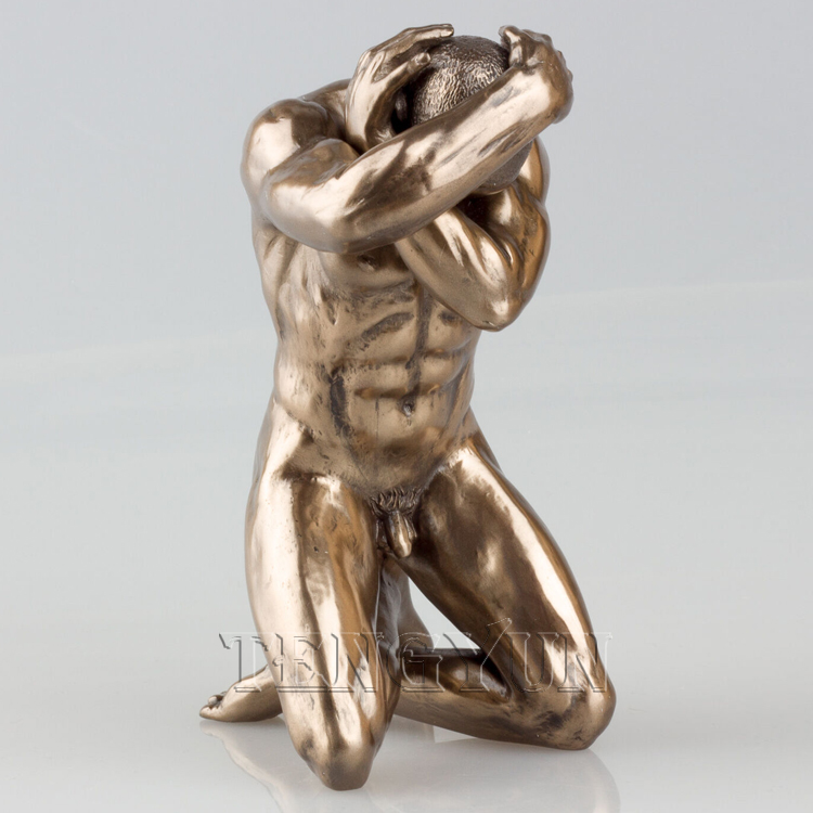 bronze nude man statue (2)