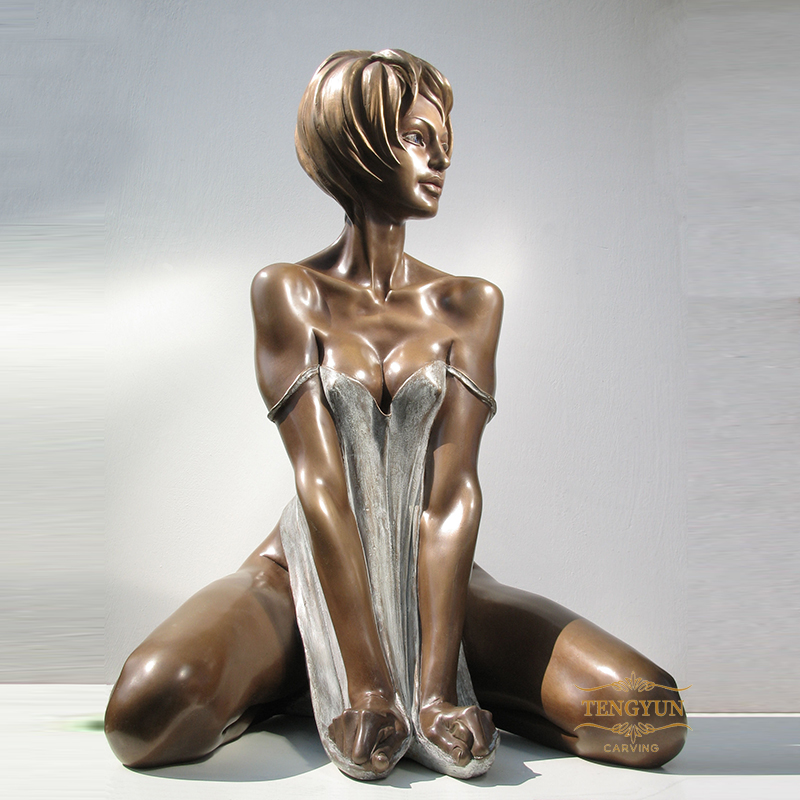 bronze nude woman sculpture (45)