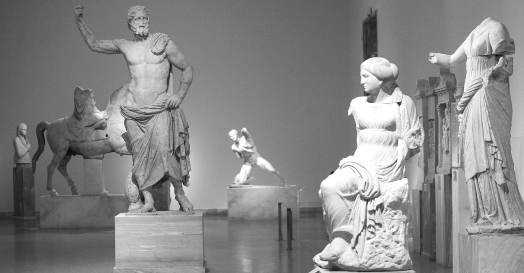 classic marble statues