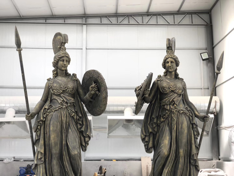 fiberglass Athena statue 1