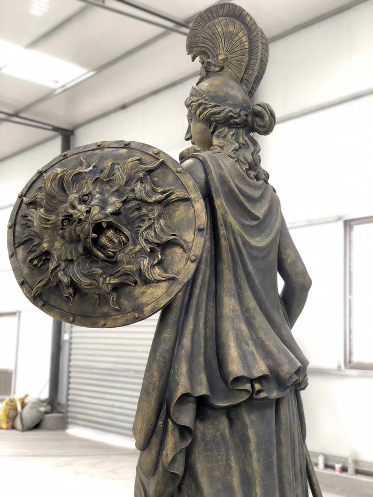 fiberglass Athena statue 3