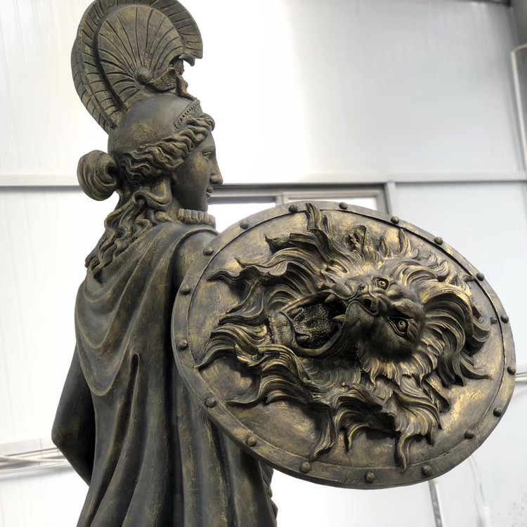 fiberglass Athena statue 4