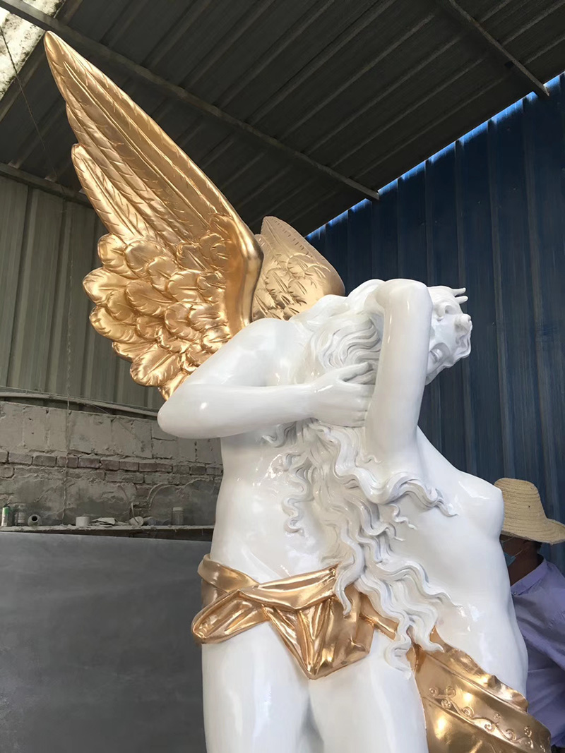 fiberglass angel lover sculpture (2)