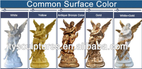 fiberglass love angel statues