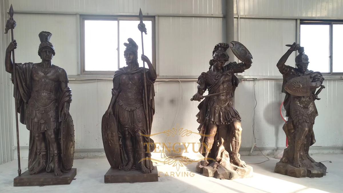 fiberglass warrior statue (1)