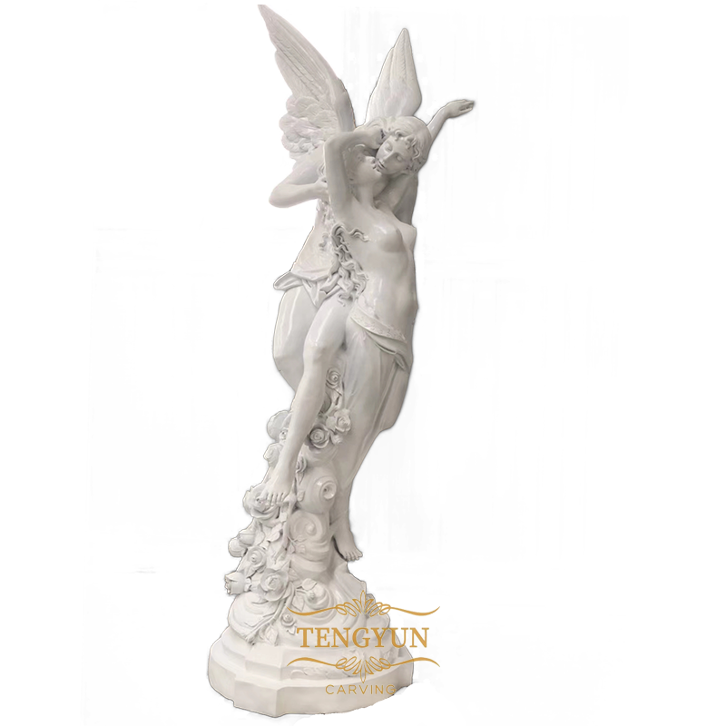 garden ancient roman nude angel love sculpture