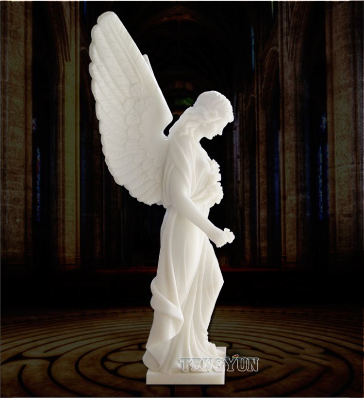 life size marble angel statue (5)
