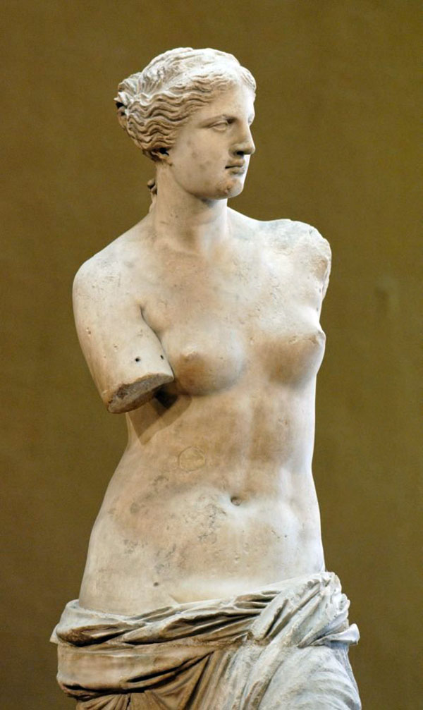 marmurowy posąg Wenus