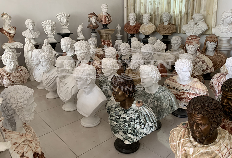 marble bust statues (2)