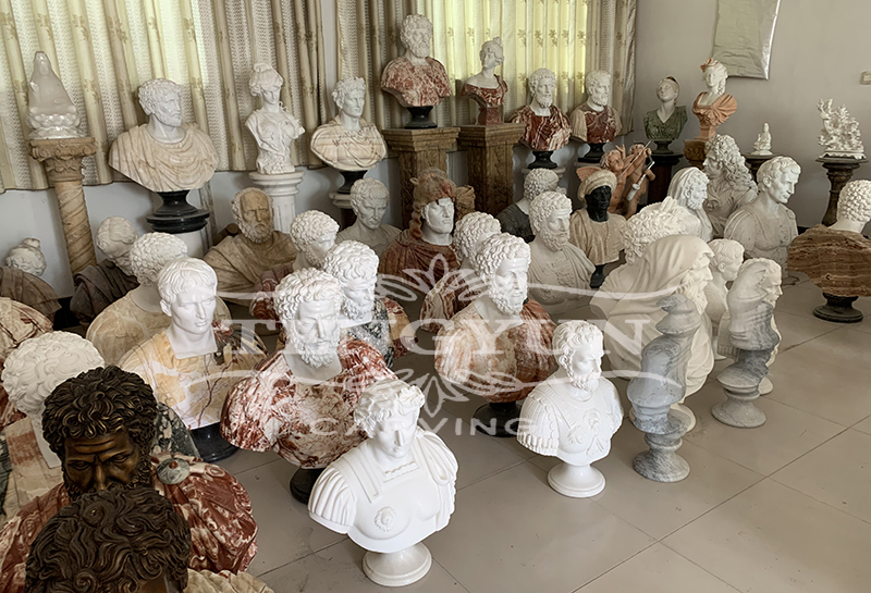 marble bust statues (3)
