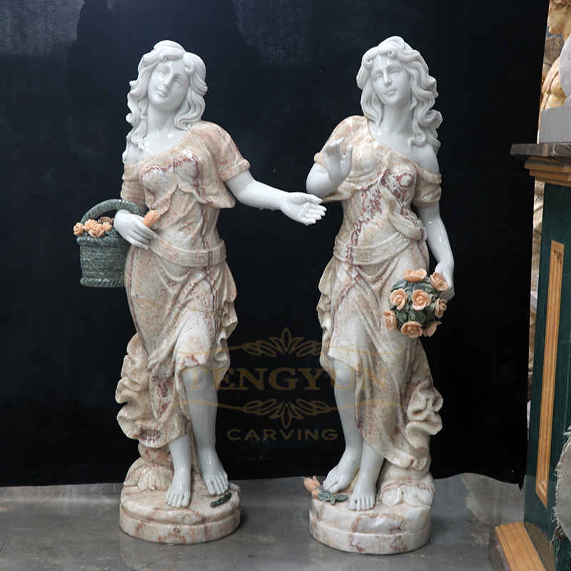 marble female small statues (2)