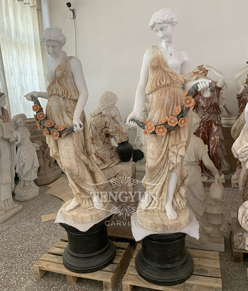 mix marble statue lady (2)