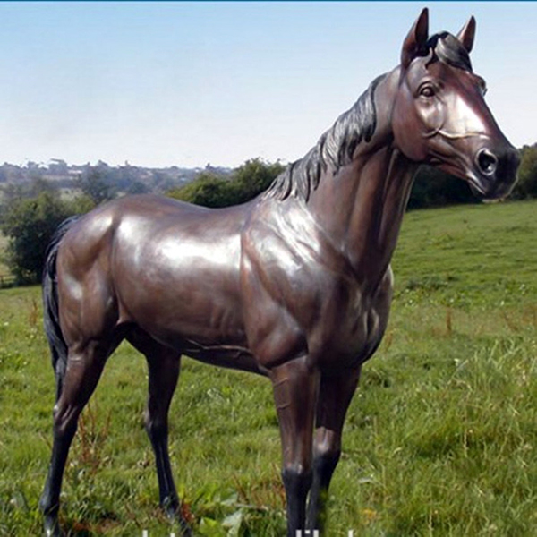 outdoor garden bronze horse