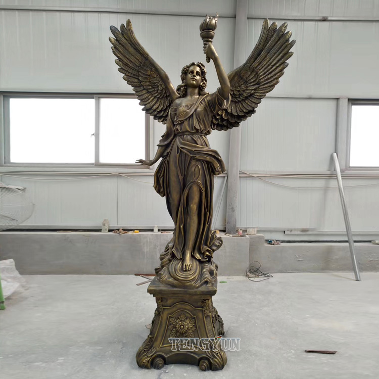 resin angel statue of light (1)
