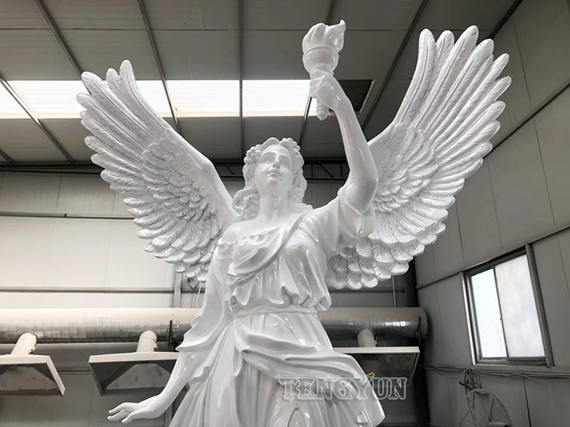 resin angel statue of light (2)