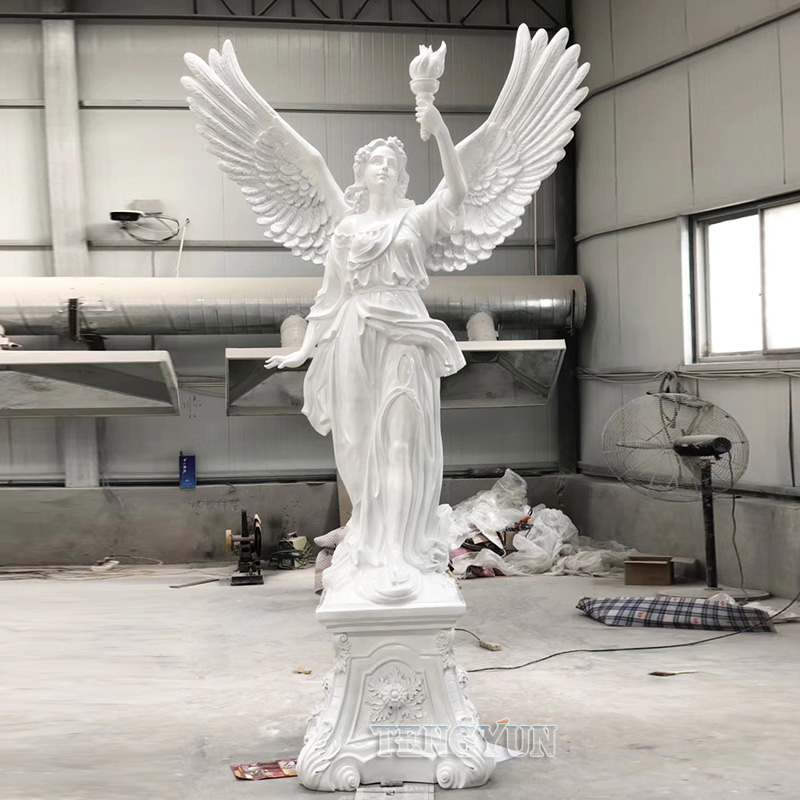 resin angel statue of light (5)