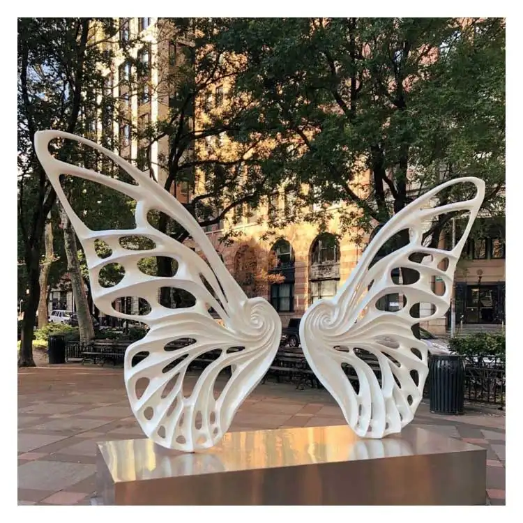 stainless steel butterfly sculpture (1)