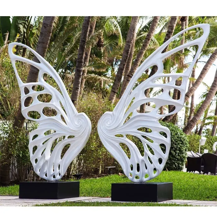 stainless steel butterfly sculpture (3)