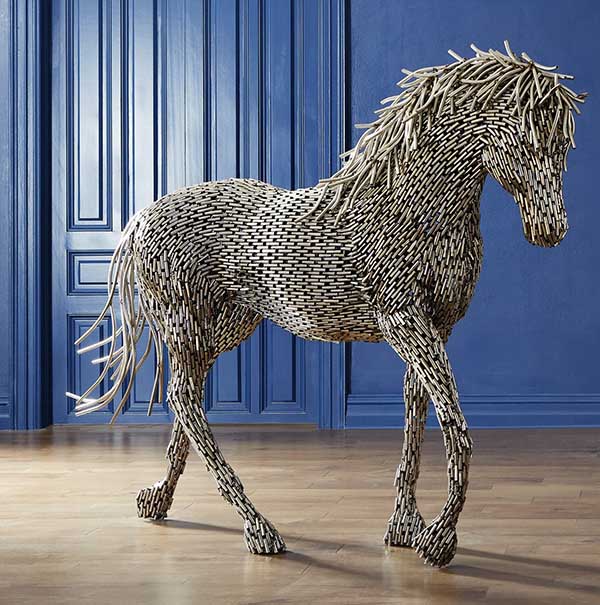 stainless steel horse