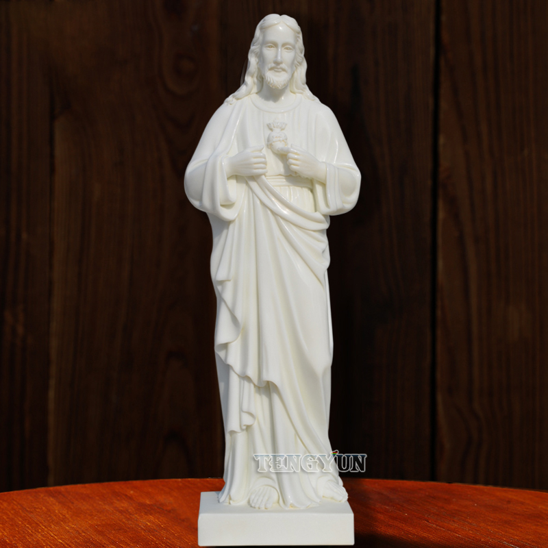 white marble religious Christian Jesus statue (6)